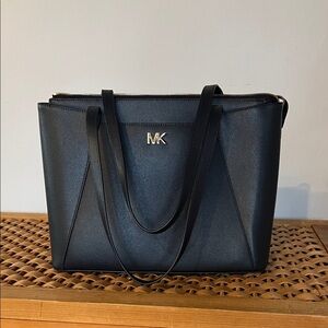 Michael Kors Navy Blue Tote Bag